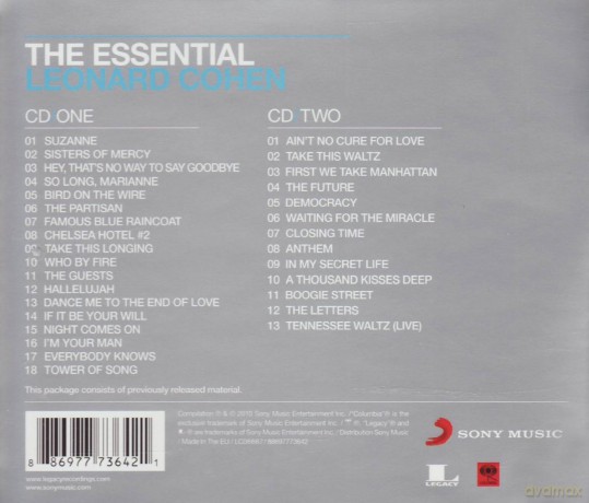 Leonard Cohen: The Essential Leonard Cohen [2CD]