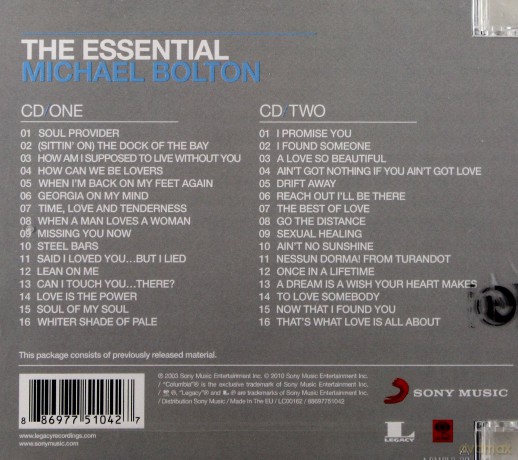 Michael Bolton: The Essential Michael Bolton [2CD]