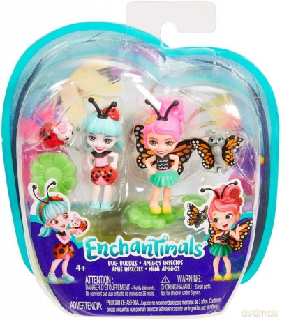 Figurki Enchantimals małe Biedronka i Motyl [FIGURKA]