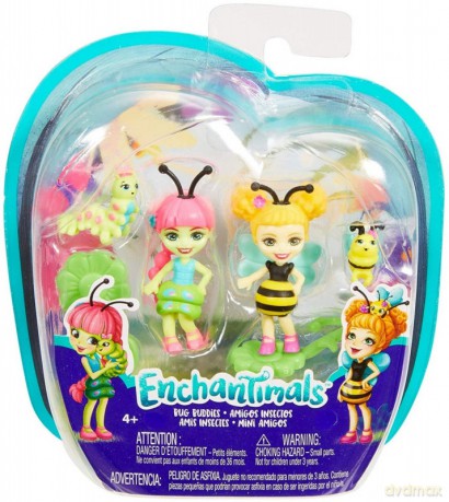 Figurki Enchantimals małe Gąsienica i Pszczoła [FIGURKA]