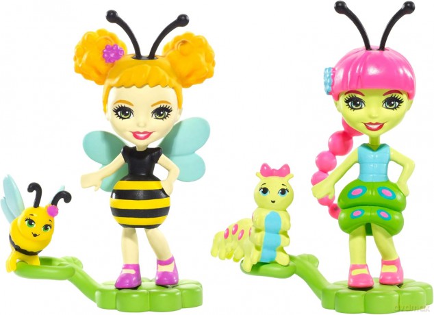 Figurki Enchantimals małe Gąsienica i Pszczoła [FIGURKA]
