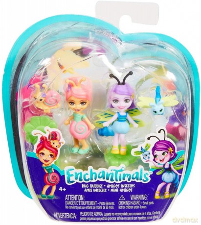 Figurki Enchantimals małe Ślimak i Ważka [FIGURKA]