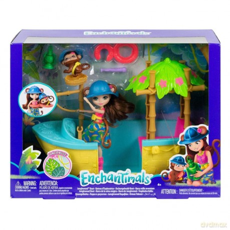 Lalka Enchantimals Tropikalna Łódka