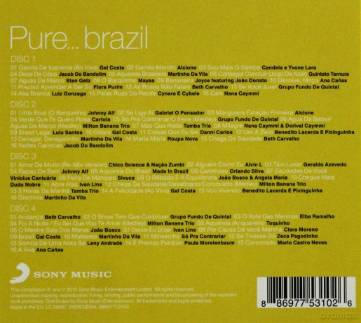 Pure... Brazil [4CD]