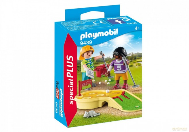 Zestaw figurek Dzieci grające w minigolfa [FIGURKA]