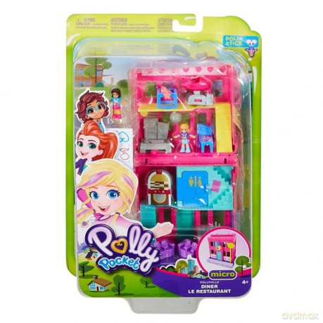 Zestaw figurek Polly Pocket Pollyville Diner [FIGURKA]