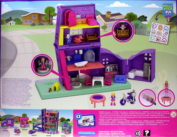 Zestaw figurek Polly Pocket Pollyville Domek Polly [FIGURKA]