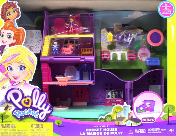 Zestaw figurek Polly Pocket Pollyville Domek Polly [FIGURKA]