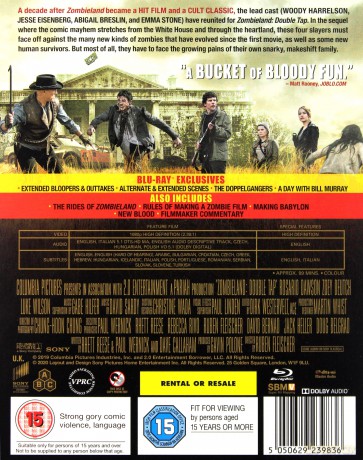 Zombieland: Kulki w łeb [Blu-Ray]