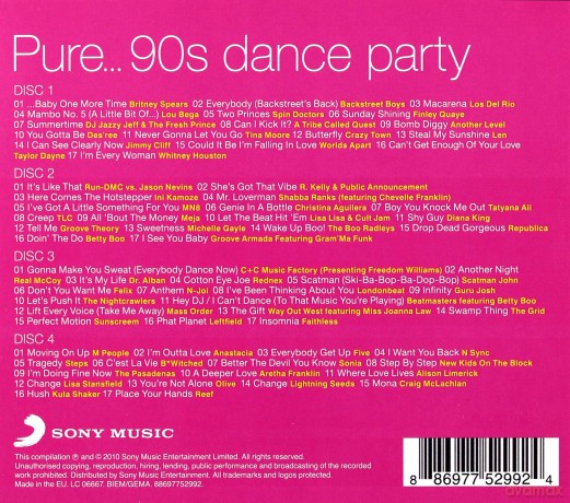 Pure... 90s Dance Party (digipack) [4CD]