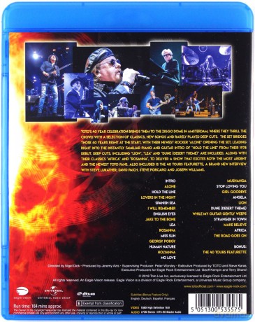 Toto: 40 Tours Around The Sun [Blu-Ray]