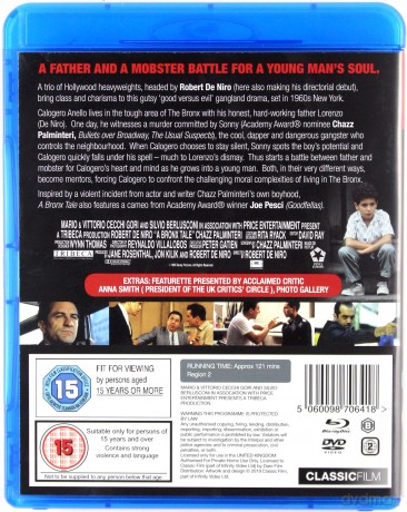 A Bronx Tale (Collectors Edition) (Prawo Bronxu) [Blu-Ray]+[DVD]