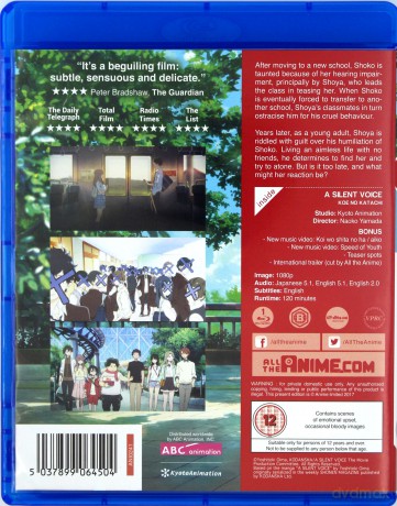 A Silent Voice [Blu-Ray]