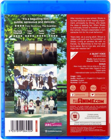 A Silent Voice [Blu-Ray]