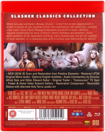 Alice Sweet Alice (Alicjo, słodka Alicjo) [Blu-Ray]