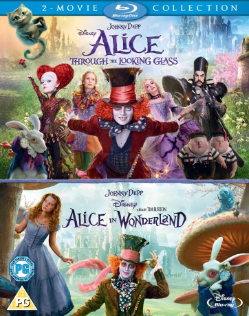 Alice Through Tlg (Alicja w Krainie Czarów / Alicja po drugiej stronie lustra) [Blu-Ray]+[DVD]