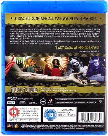 American Horror Story Hotel Season 5 [2xBlu-Ray]