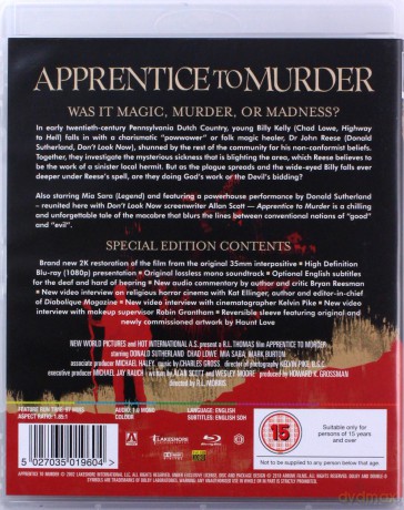 Apprentice to Murder (Uczeń mordercy) [Blu-Ray]