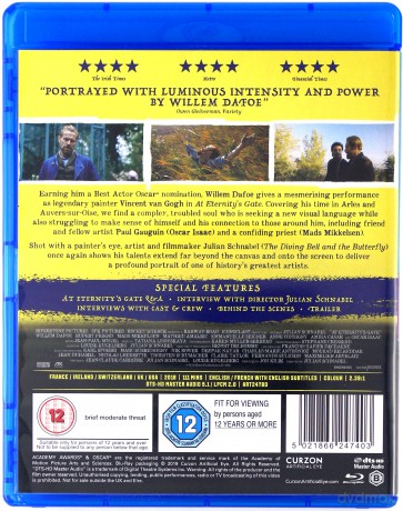 At Eternitys Gate (Van Gogh. U bram wieczności) [Blu-Ray]