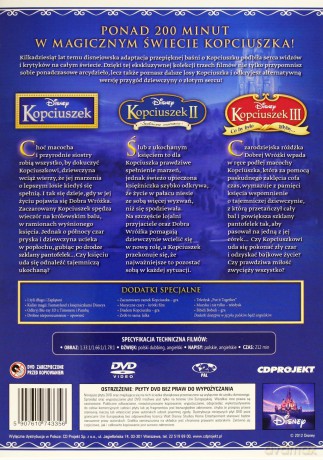 Kopciuszek Trylogia (Disney) [3DVD]