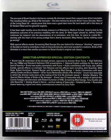 Bride Of Reanimator (Narzeczona Re-Animatora) [Blu-Ray]+[DVD]