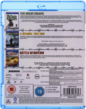 Wielka ucieczka / O jeden most za daleko / Bitwa o Anglię [2xBlu-Ray]