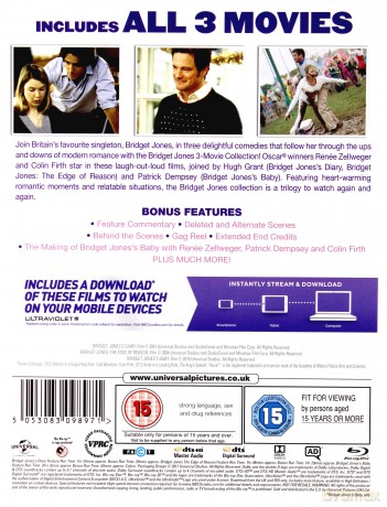 Bridget Joness 1-3 (Dziennik Bridget Jones / Bridget Jones: W pogoni za rozumem / Bridget Jones 3) [3xBlu-Ray]