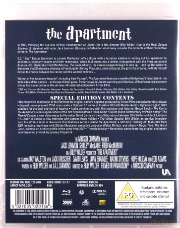 The Apartment (Garsoniera) [Blu-Ray]
