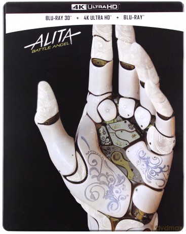 Alita: Battle Angel (steelbook) [Blu-Ray 4K]+[Blu-Ray 3D]+[Blu-Ray]