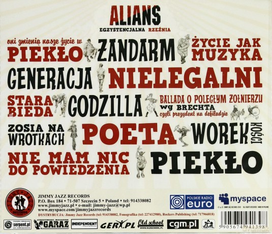 Alians: Egzystencjalna rzeźnia [CD]