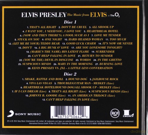 Elvis Presley: From Graceland To The O2. The King Has Arrived! [2CD]