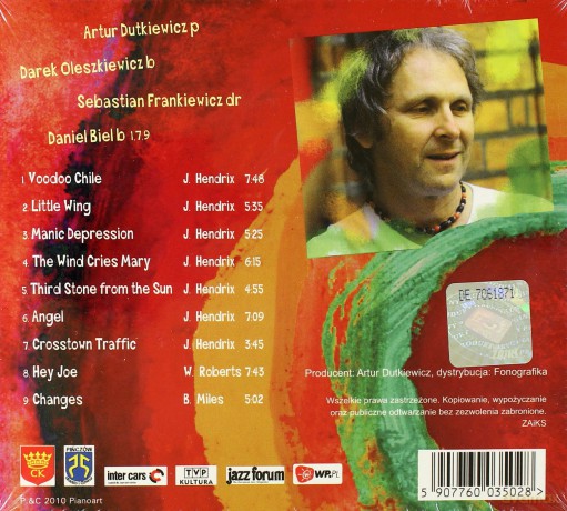 Dutkiewicz: Hendrix Piano (digipack) [CD]