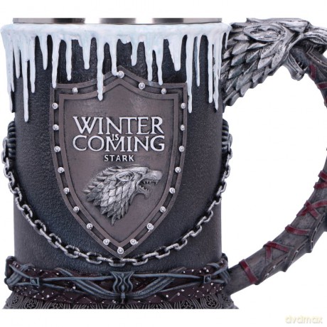 Game of Thrones House Stark Kufel na piwo (Gra o Tron)