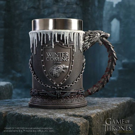 Game of Thrones House Stark Kufel na piwo (Gra o Tron)