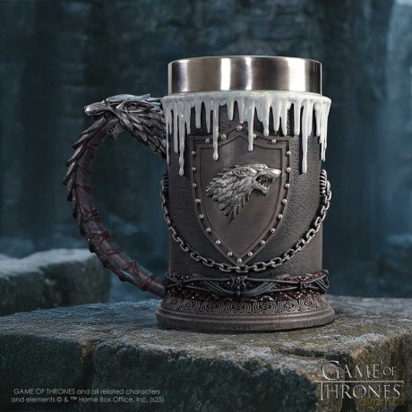 Game of Thrones House Stark Kufel na piwo (Gra o Tron)