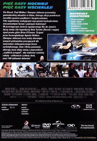 Szybka piątka (Szybcy i wściekli 5) [DVD]
