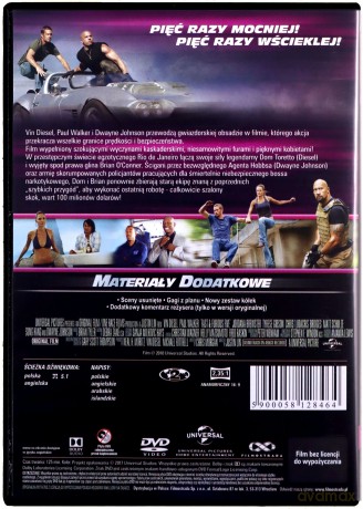 Szybka piątka (Szybcy i wściekli 5) [DVD]