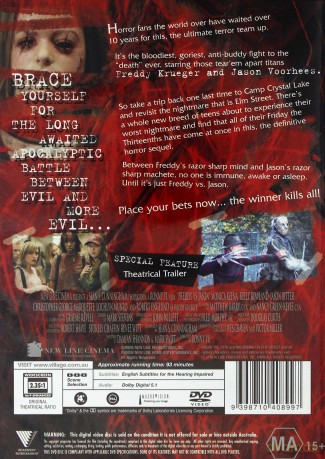 Freddy Vs Jason [DVD]