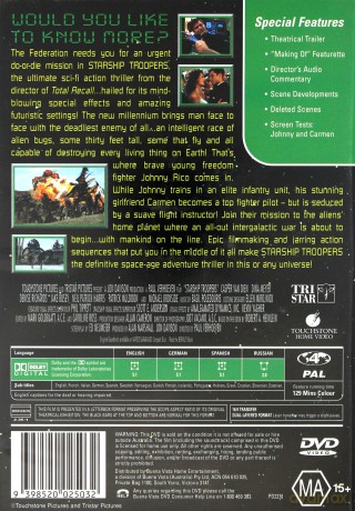 Starship Troopers (Żołnierze kosmosu) [DVD]