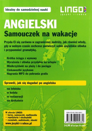 Angielski samouczek na wakacje [KSIĄŻKA]
