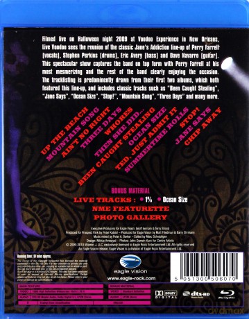 Jane's Addiction: Live VooDoo [Blu-Ray]