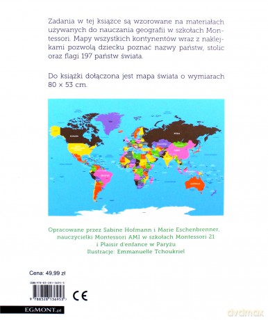 Geografia. Biblioteczka Montessori - Marie Eschenbrenner, Sabine Hofmann [KSIĄŻKA]