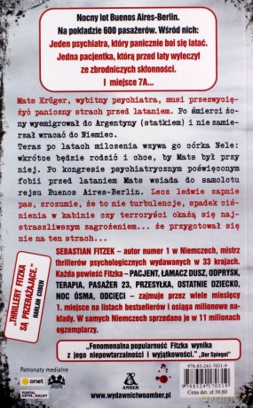Lot 7A - Sebastian Fitzek [KSIĄŻKA]