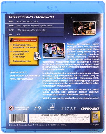 Wall-E (Disney) [Blu-Ray] (Walle)