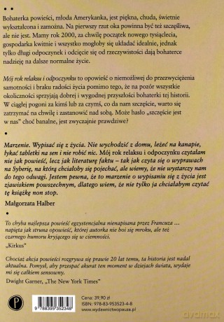 Mój rok relaksu i odpoczynku - Ottessa Moshfegh [KSIĄŻKA]