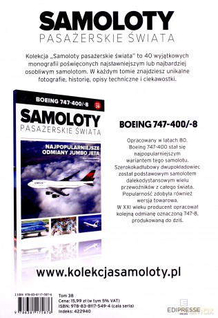 Pasażerskie łodzie. Latające samoloty pasażerskie świata (Tom 38) [KSIĄŻKA]