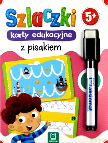 Szlaczki. Karty edukacyjne z pisakiem 5+ [KSIĄŻKA]