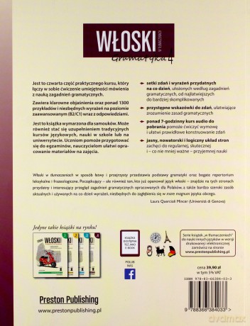 Włoski w tłumaczeniach gramatyka 4 poziom B2-C1 - Katarzyna Foremniak [KSIĄŻKA]