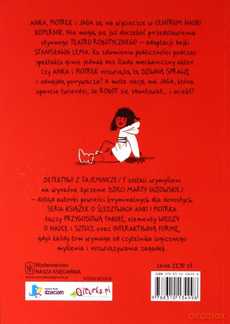 Zagadka zbuntowanego robota. Detektywi z tajemniczej 5 - Marta Guzowska [KSIĄŻKA]