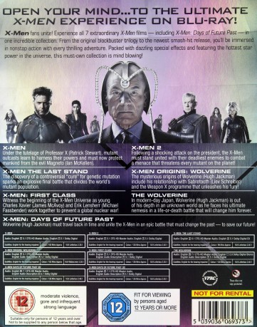 X-Men Franchise - The Cerebro Collection (X-Men: Pierwsza klasa / X-Men geneza: Wolverine / X-Men / X-Men 2 / X-Men: Ostatni bastion / Wolverine / X-Men: Przeszłość, która nadejdzie) [7xBlu-Ray]+[Blu-Ray 3D]
